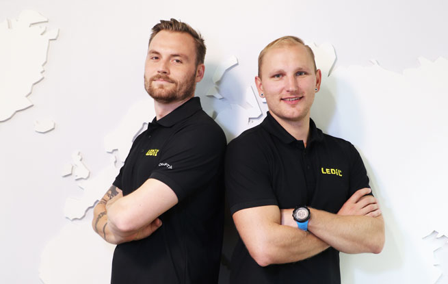 Linus and Ville - New Nordic Sales Manager and new Distributor Manager