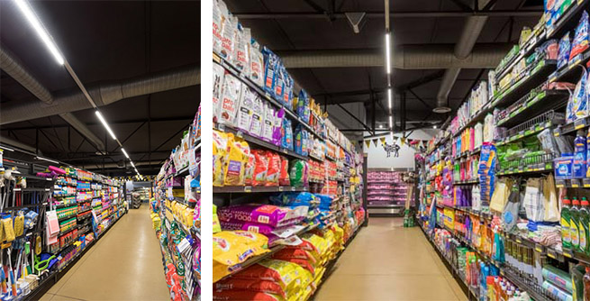 Supermarket lighting with LEDiL FLORENCE-1R-Z2T25 optics_04