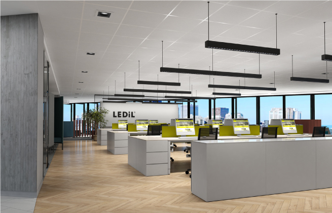 LEDiL office lighting concept examples