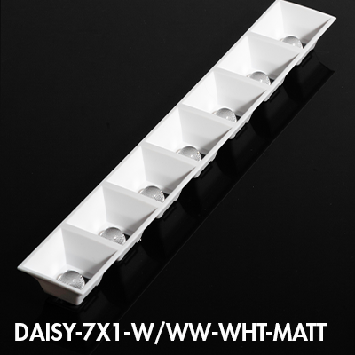 DAISY-7X1 optics in white matt colour
