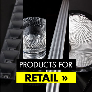 LEDiL LED optics for retail lighting