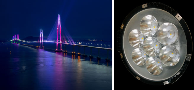 Toro System use LEDiL optics for bridge lighting