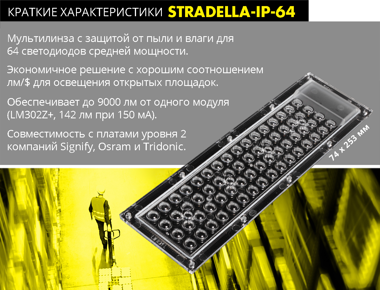 STRADELLA-IP-64 in nutshell
